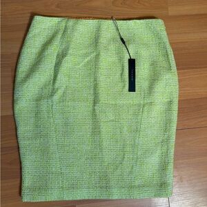 T Tahari Lime Pencil Skirt